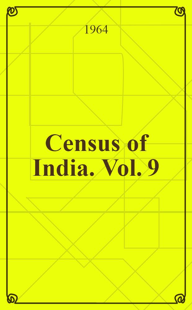 Census of India. Vol. 9 : Madras