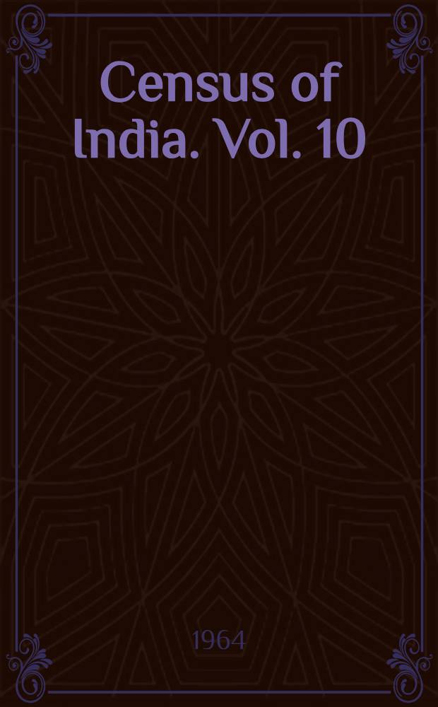 Census of India. Vol. 10 : Maharashtra