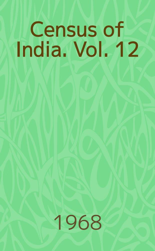 Census of India. Vol. 12 : Orissa