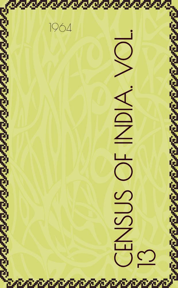 Census of India. Vol. 13 : Punjab
