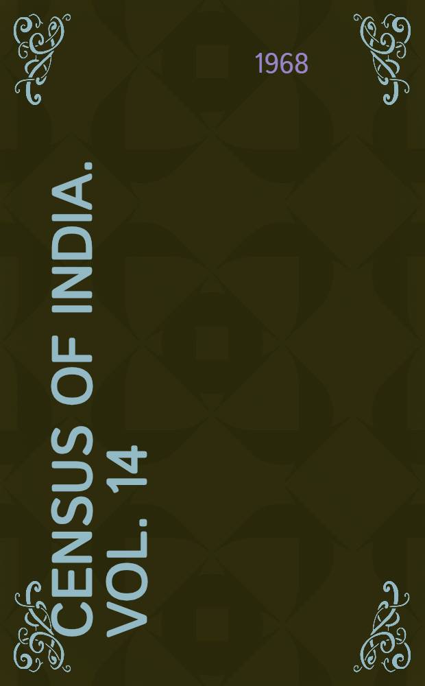 Census of India. Vol. 14 : Rajasthan