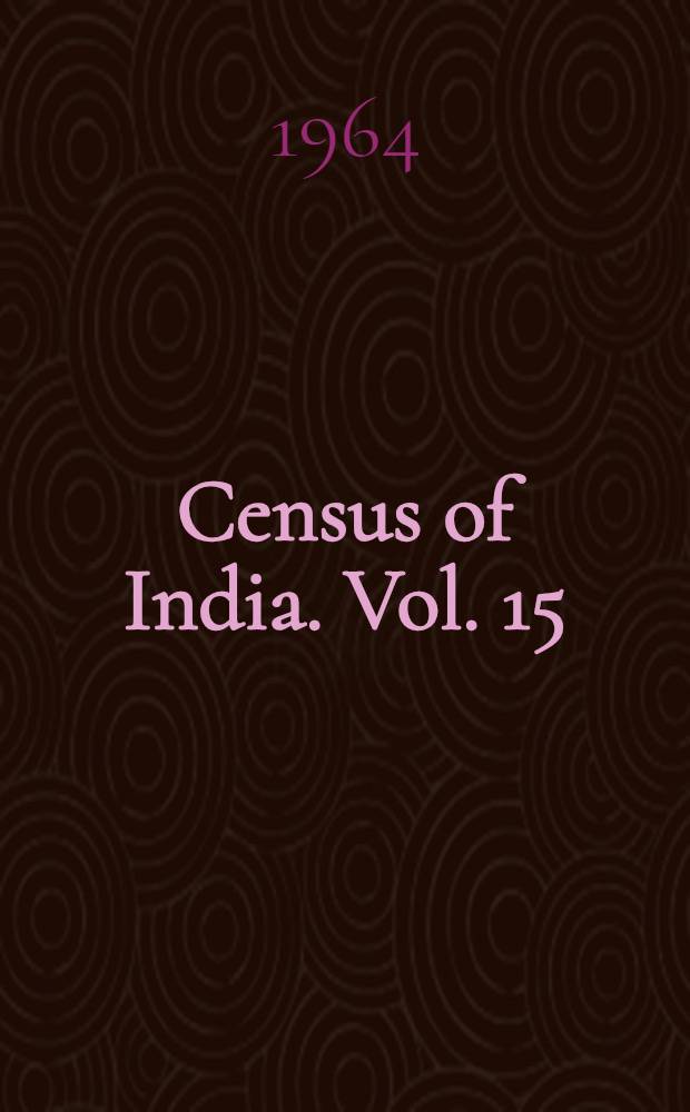 Census of India. Vol. 15 : Uttar Pradesh