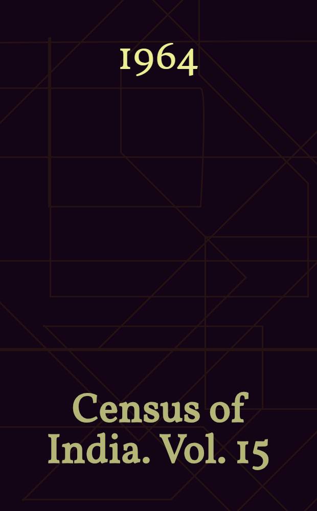 Census of India. Vol. 15 : Uttar Pradesh