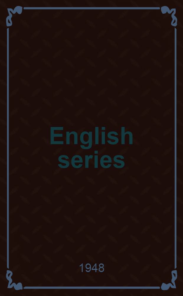 English series