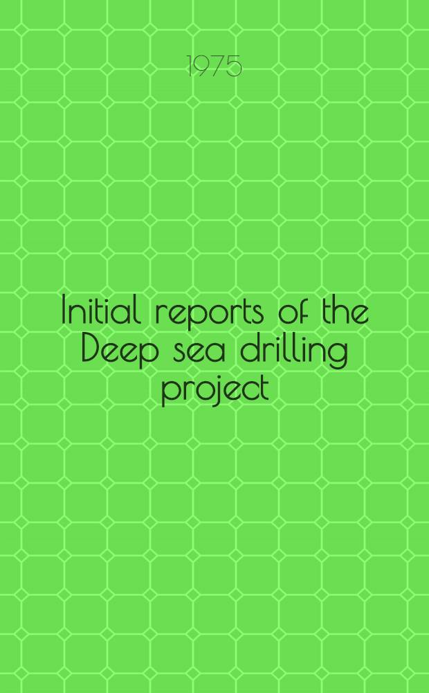 Initial reports of the Deep sea drilling project : A project planned by a. carried out with the advice of the Joint oceanographic institutions for deep earth sampling (JOIDES). Vol. 30 : Covering Leg 30 of the cruises of the drilling vessel "Glomar Challenger", Wellington, New Zealand to Apra, Guam, April-June 1973