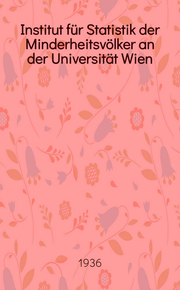 Institut für Statistik der Minderheitsvölker an der Universität Wien