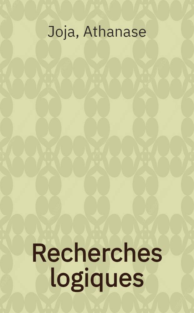 Recherches logiques