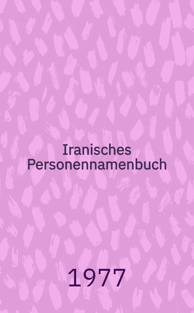 Iranisches Personennamenbuch