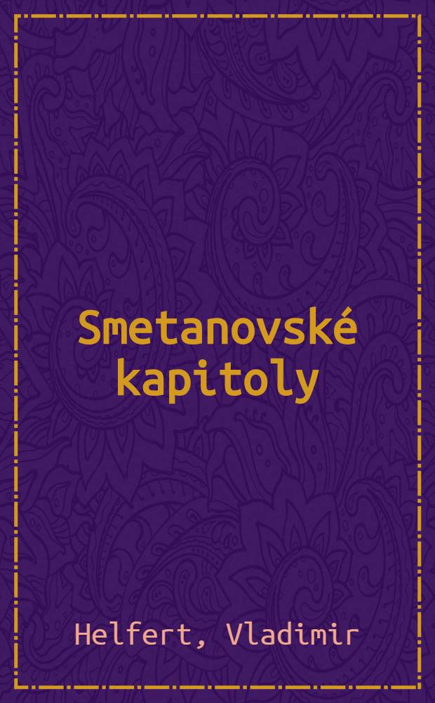 Smetanovské kapitoly