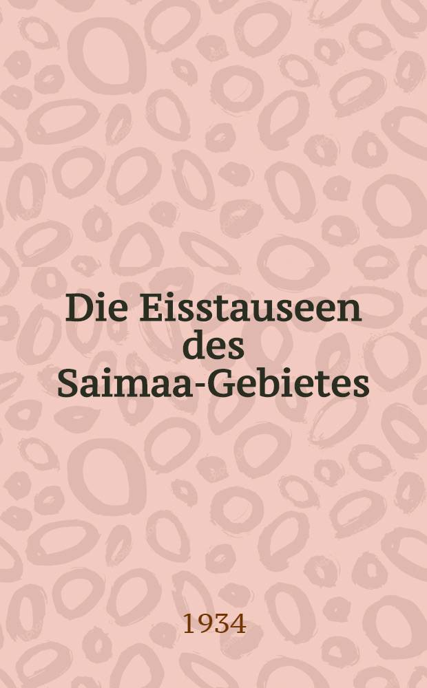 Die Eisstauseen des Saimaa-Gebietes