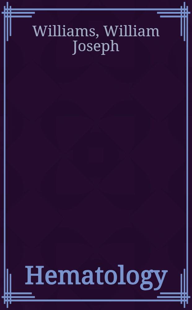 Hematology