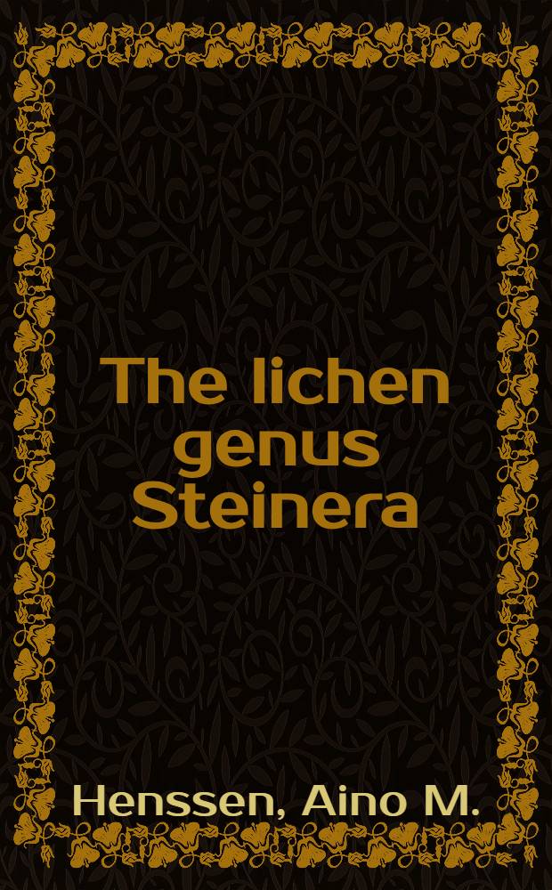 The lichen genus Steinera
