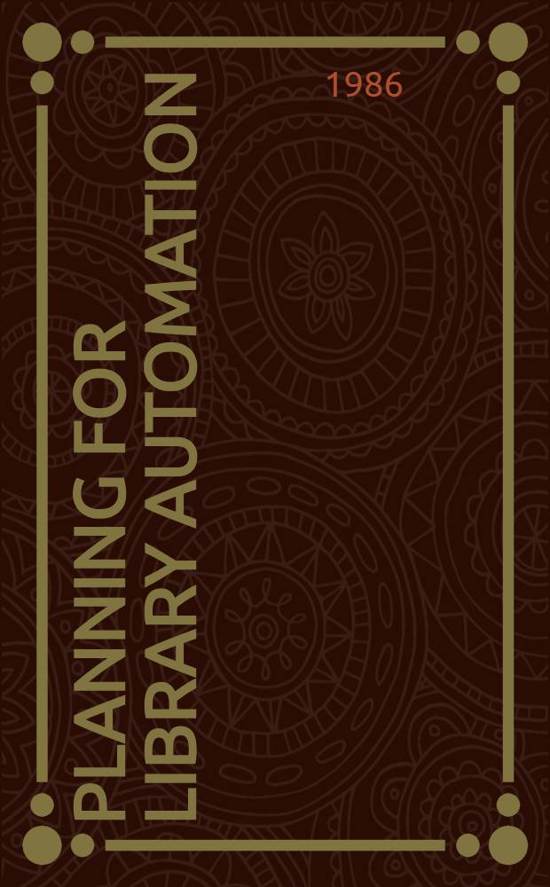 Planning for library automation : Aberdeen city libr