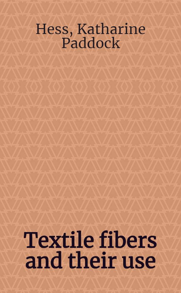 Textile fibers and their use