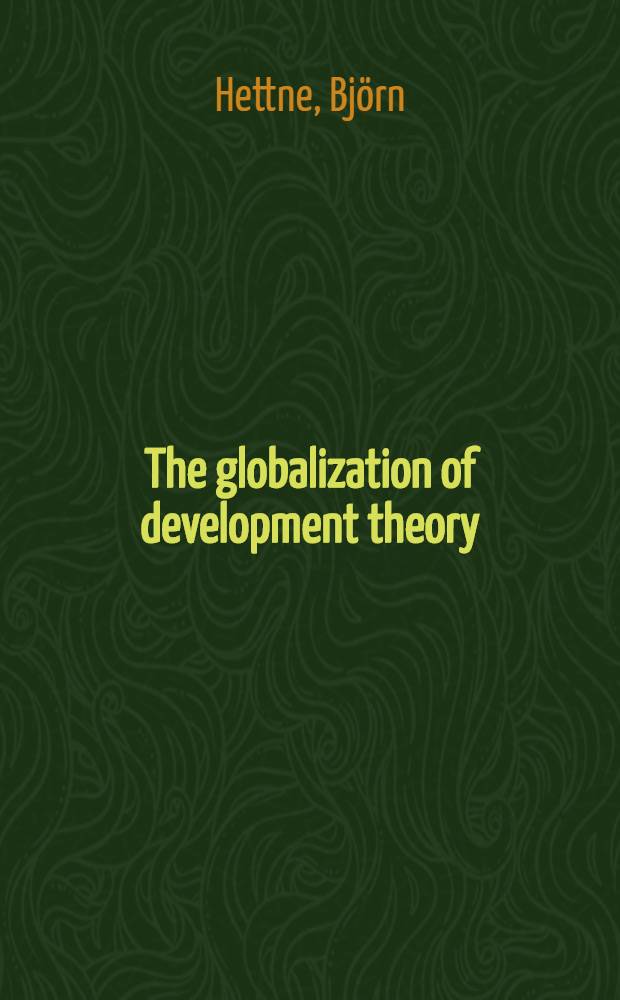 The globalization of development theory