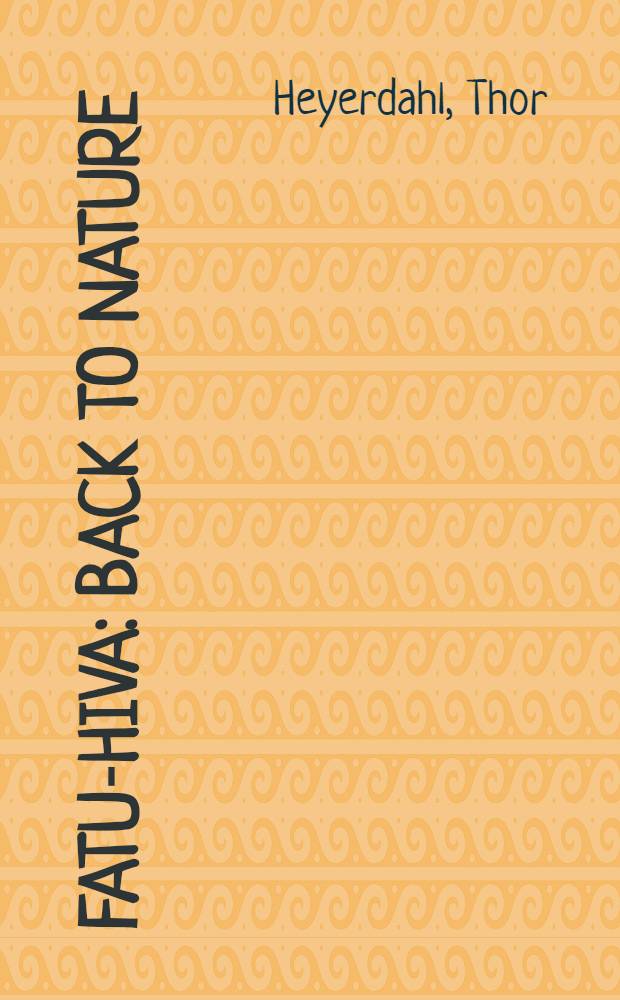 Fatu-Hiva : Back to nature