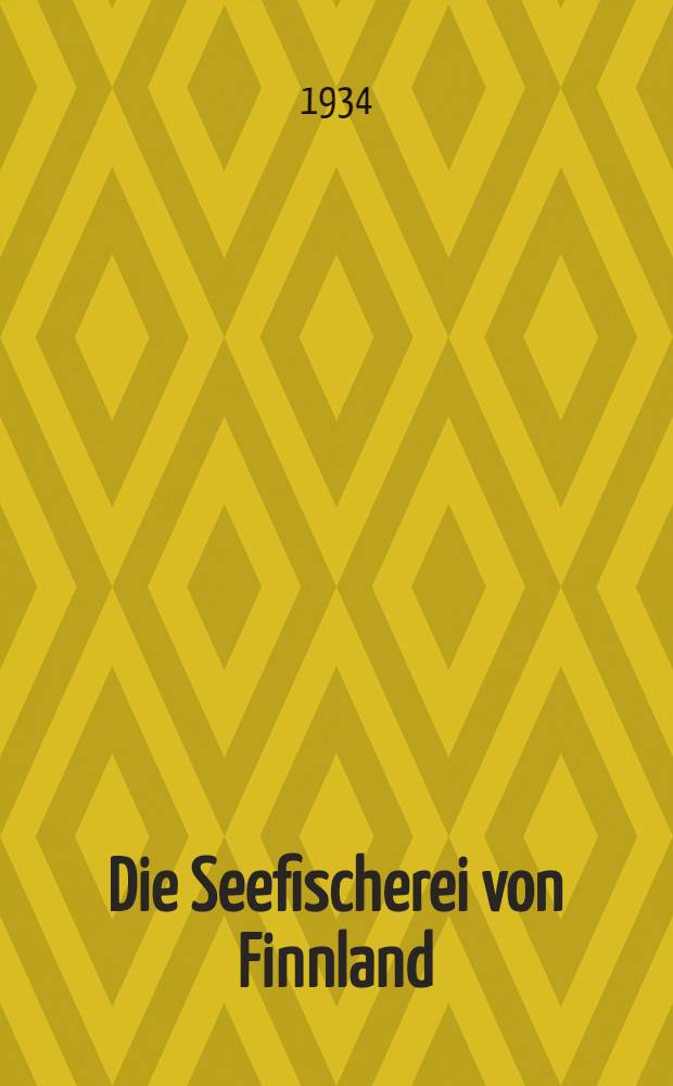 Die Seefischerei von Finnland