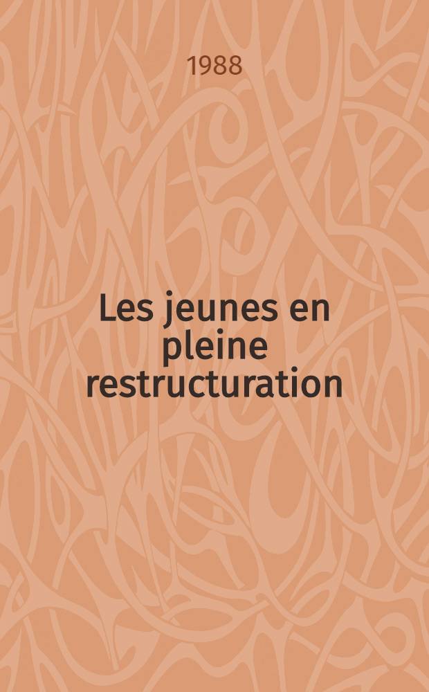 Les jeunes en pleine restructuration