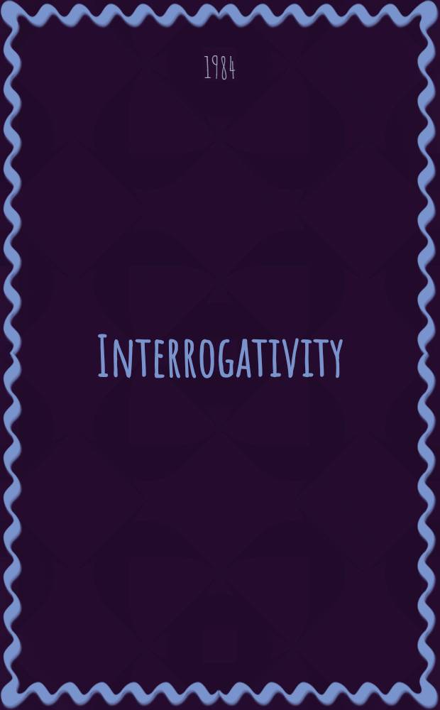 Interrogativity