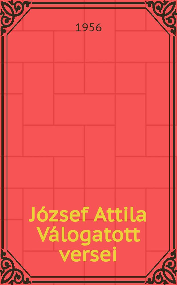 József Attila Válogatott versei
