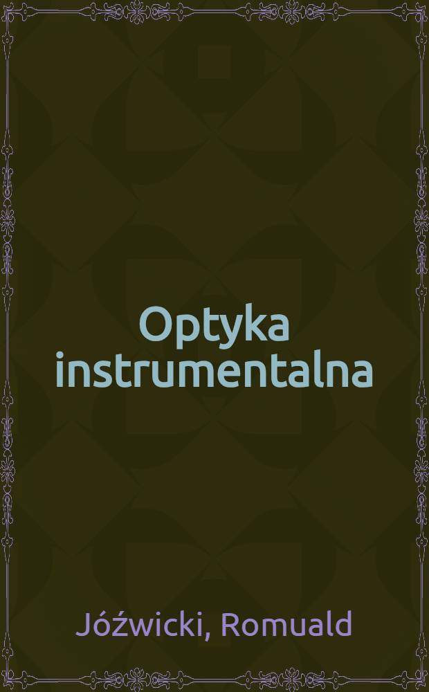 Optyka instrumentalna