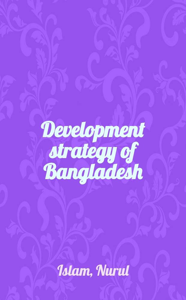Development strategy of Bangladesh