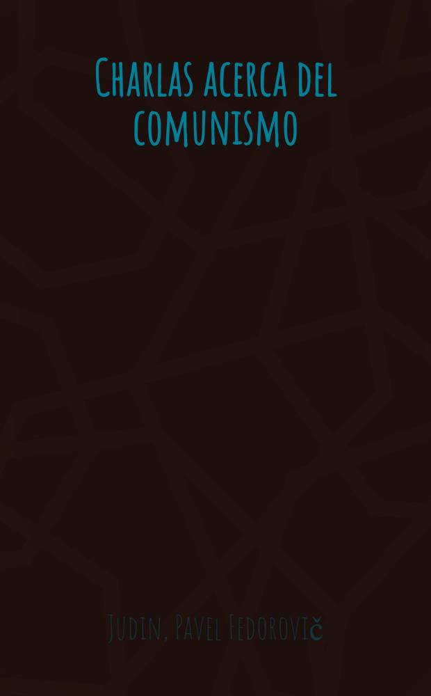 Charlas acerca del comunismo