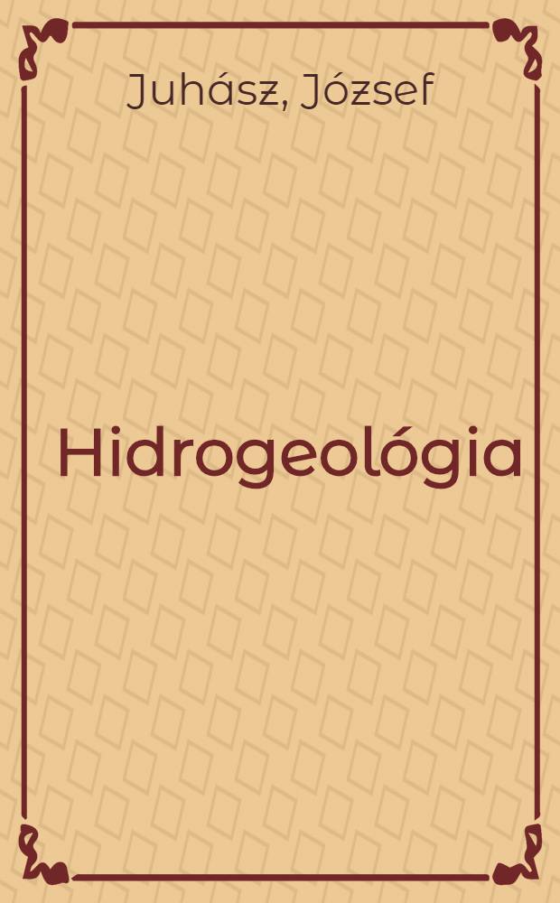 Hidrogeológia