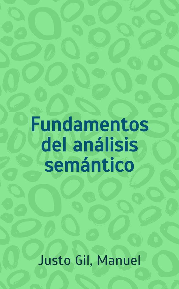 Fundamentos del análisis semántico