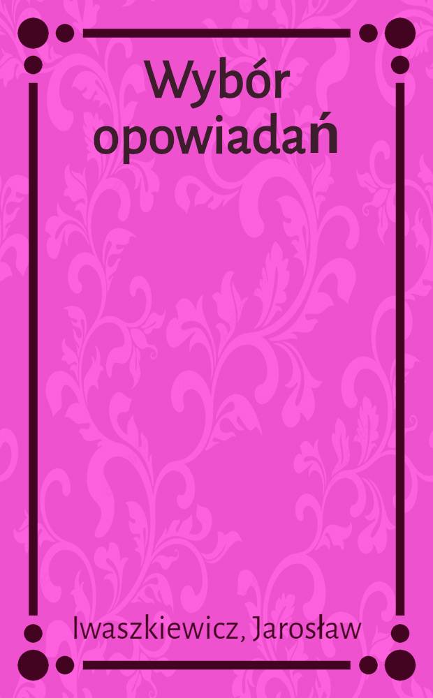Wybór opowiadań
