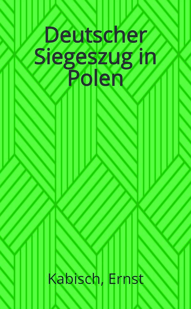 Deutscher Siegeszug in Polen