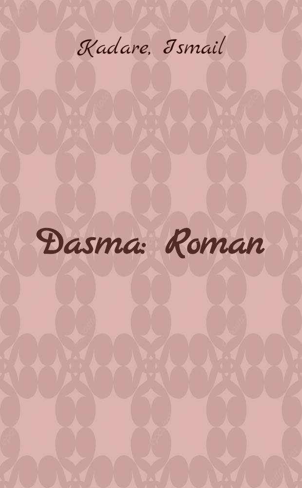 Dasma : Roman