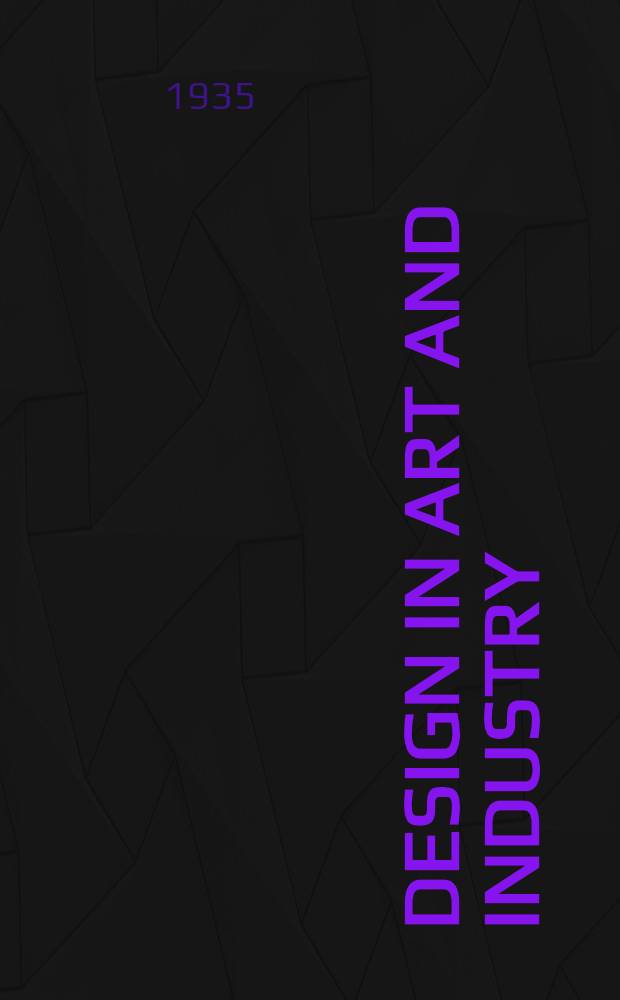 Design in art and industry
