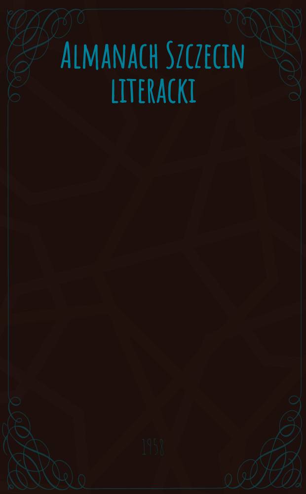 Almanach Szczecin literacki