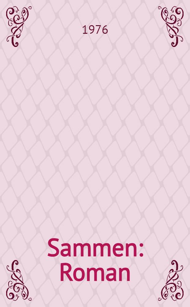 Sammen : Roman