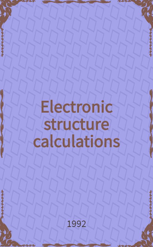 Electronic structure calculations : Materials with weak a. strong correlations : Thesis