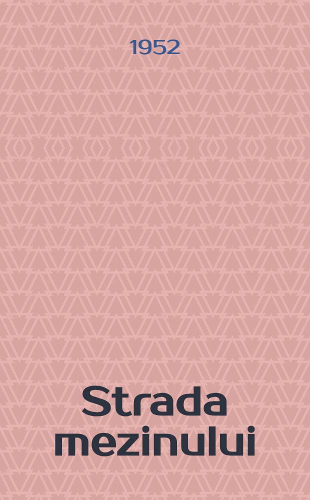 Strada mezinului