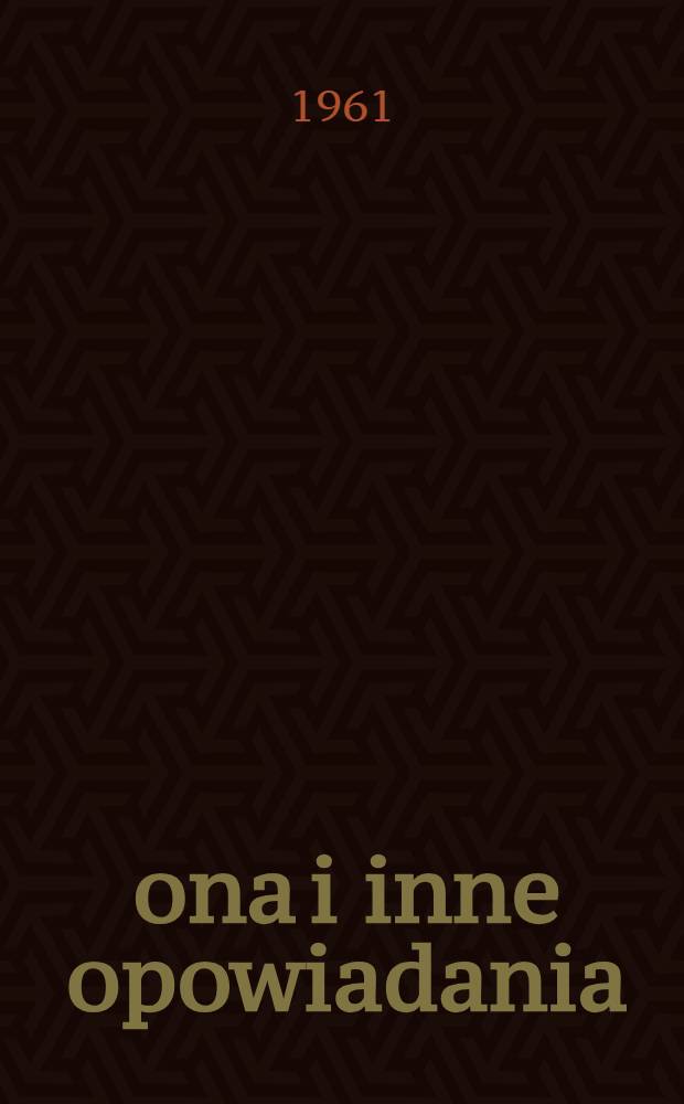 Żona i inne opowiadania