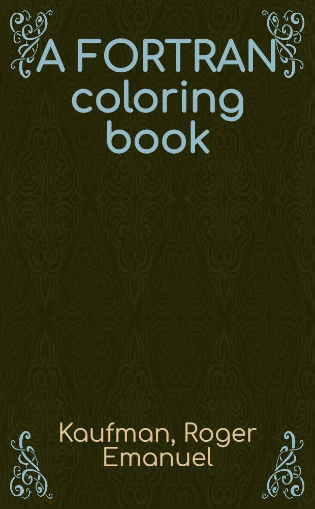 A FORTRAN coloring book