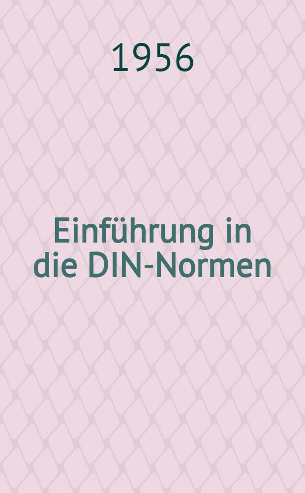 Einführung in die DIN-Normen