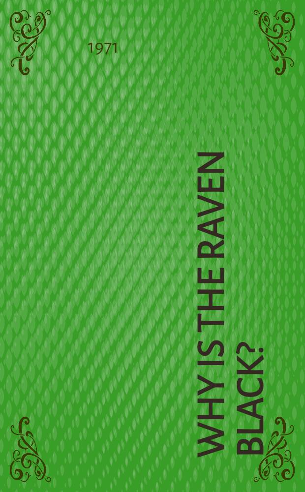 Why is the raven black? : An analysis of an Eskimo myth