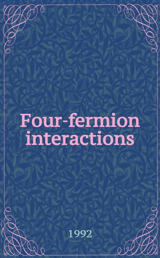 Four-fermion interactions : The dynamic parity violation a. the Chern-Simons term