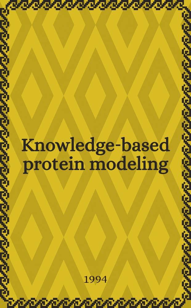 Knowledge-based protein modeling