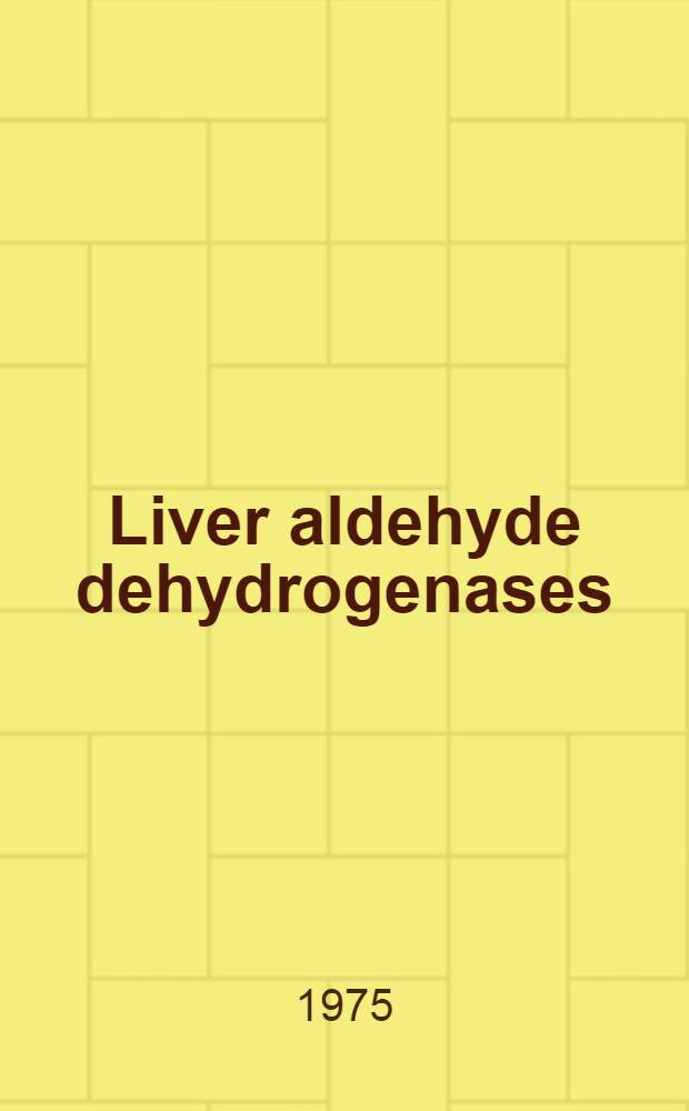 Liver aldehyde dehydrogenases : Characterization and functional properties of various enzyme forms in rat and human liver : Acad. diss. to be publ. discussed, by permiss. of the Med. fac. of the Univ. of Helsinki ..