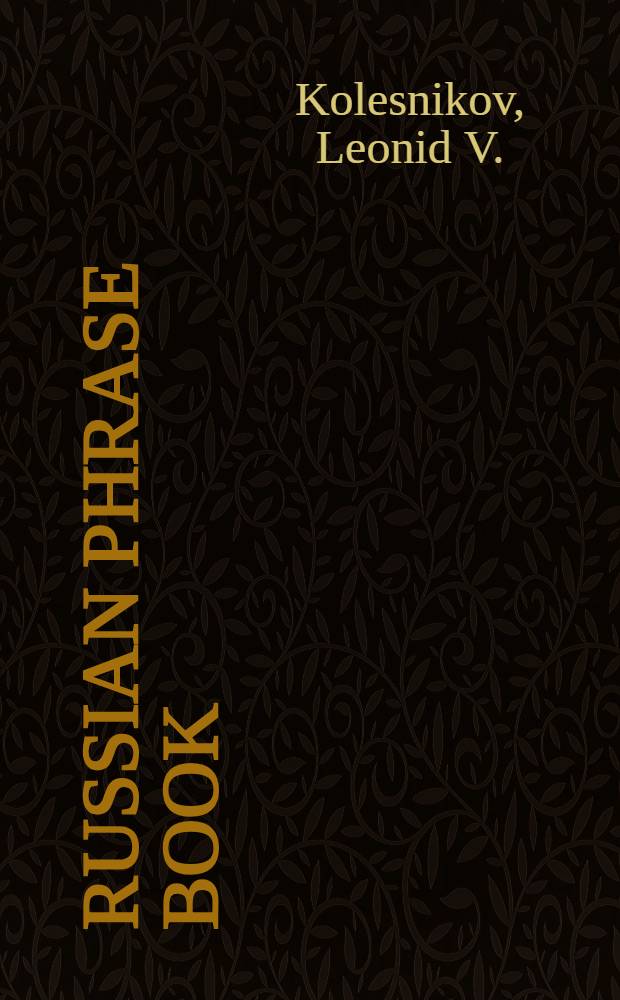 Russian phrase book