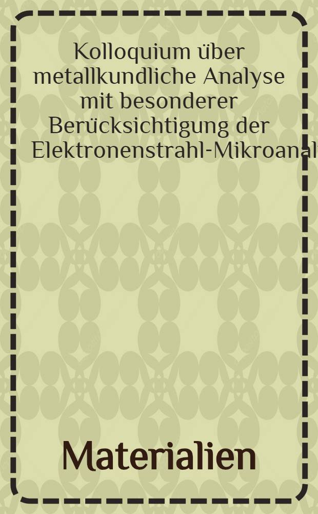 [Materialien]