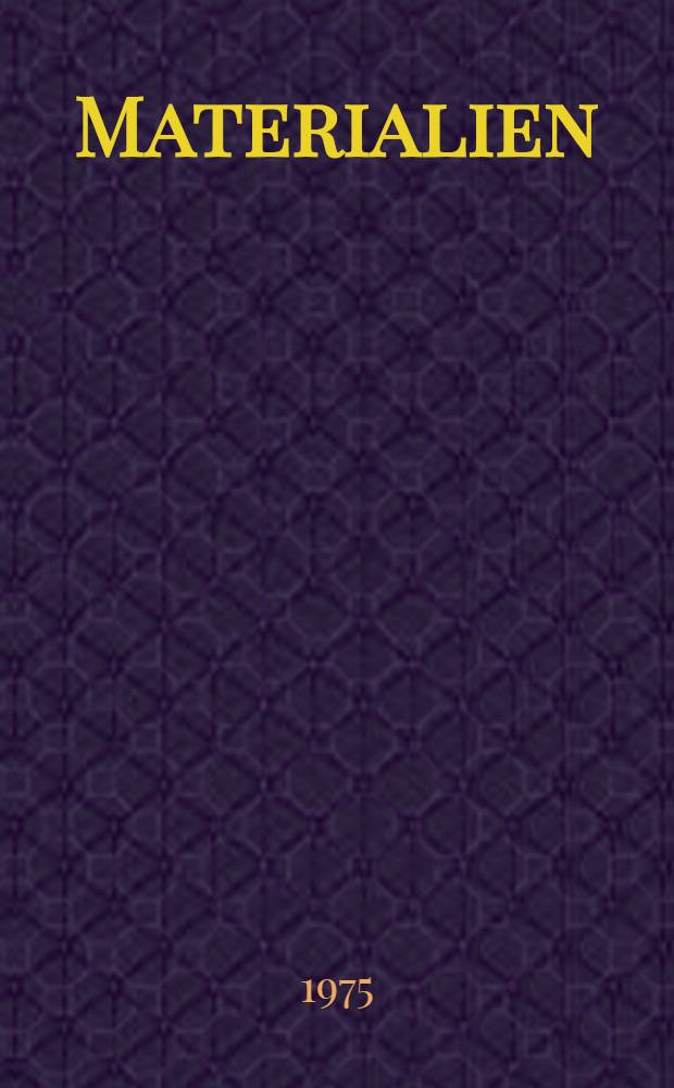 [Materialien]
