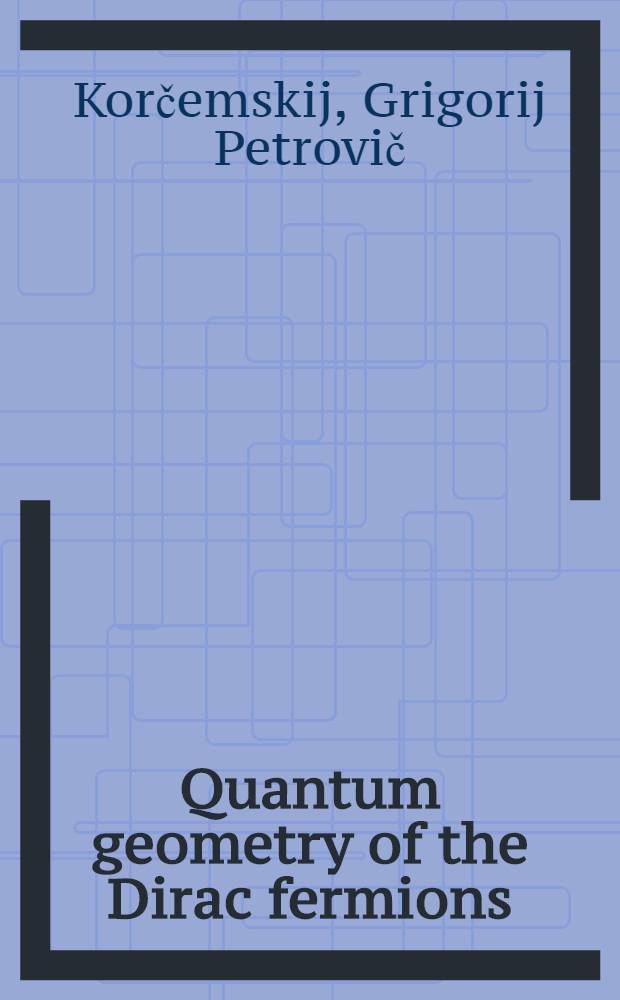 Quantum geometry of the Dirac fermions : Definition of the spinor functional