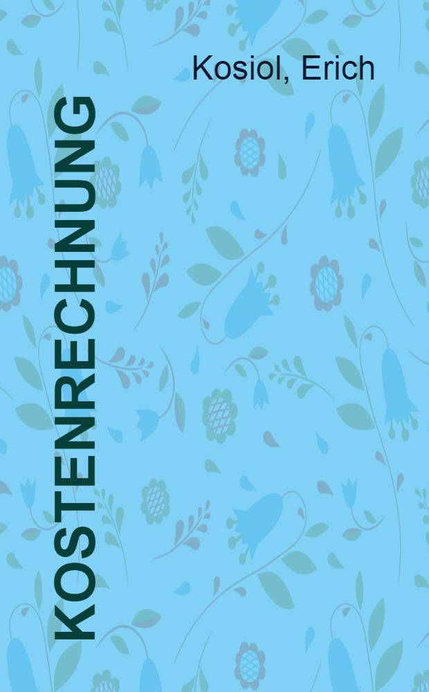 Kostenrechnung