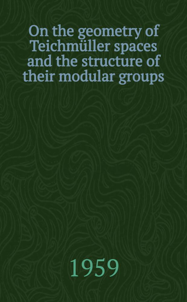 On the geometry of Teichmüller spaces and the structure of their modular groups